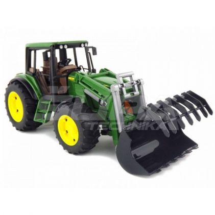 Traktor John Deere 6920 s čelným nakladačom