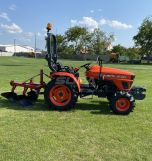 Traktor Kubota EK1261DT, pluh, rotavátor, závažie