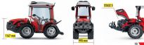 Traktor Antonio Carraro SN6800 kabína, AC