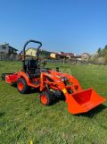 Traktor Kubota BX231 set + nakladač a rekultivátor