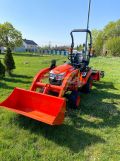 Traktor Kubota BX231 set + nakladač a rekultivátor